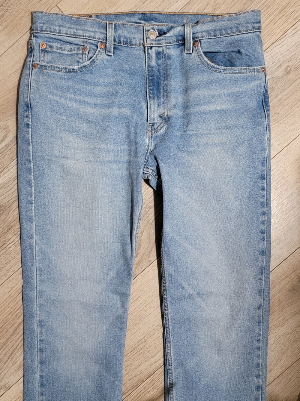 Levi's 511 Light Blue Slim Straight Men's Jeans 33x32 - Picture 3 of 4